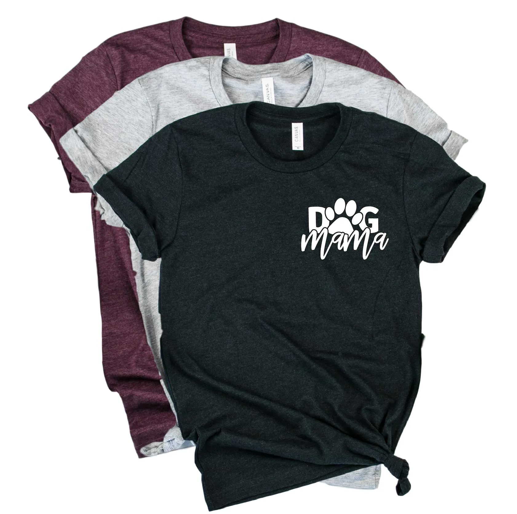 Dog Mama Pocket Shirt | Dog Shirt | Unisex Crew
