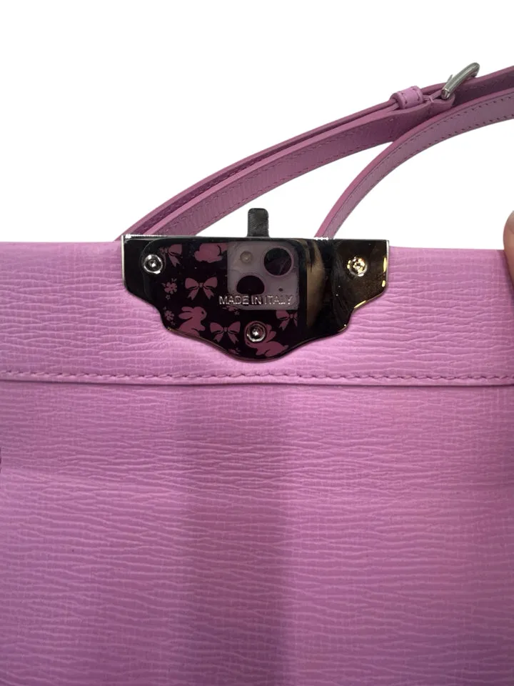 Dolce & Gabbana Mini Lucia Leather Crystal Crossbody