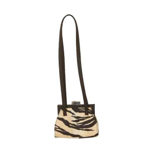 Dolce & Gabbana Zebra Print Micro Shoulder Bag