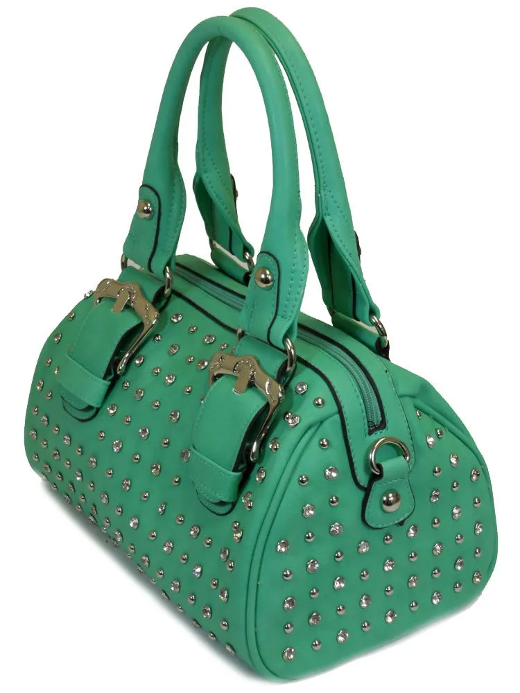 D'Orcia | Bling & Buckle Purse Green