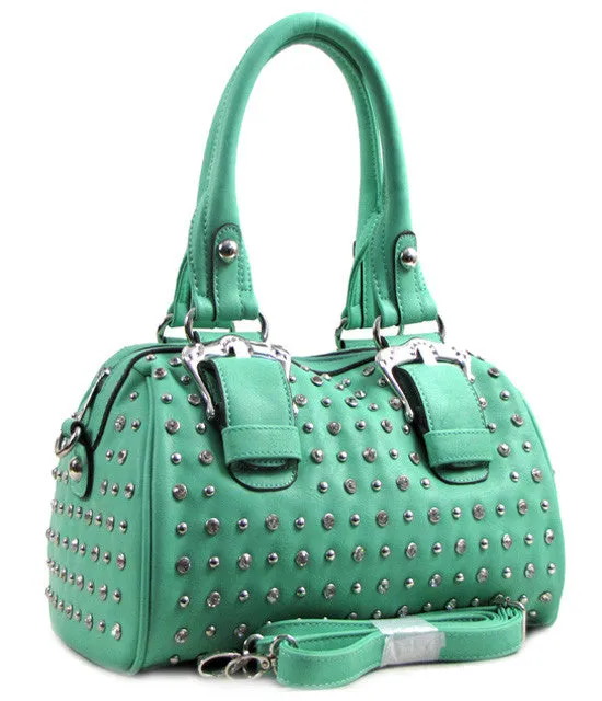 D'Orcia | Bling & Buckle Purse Green