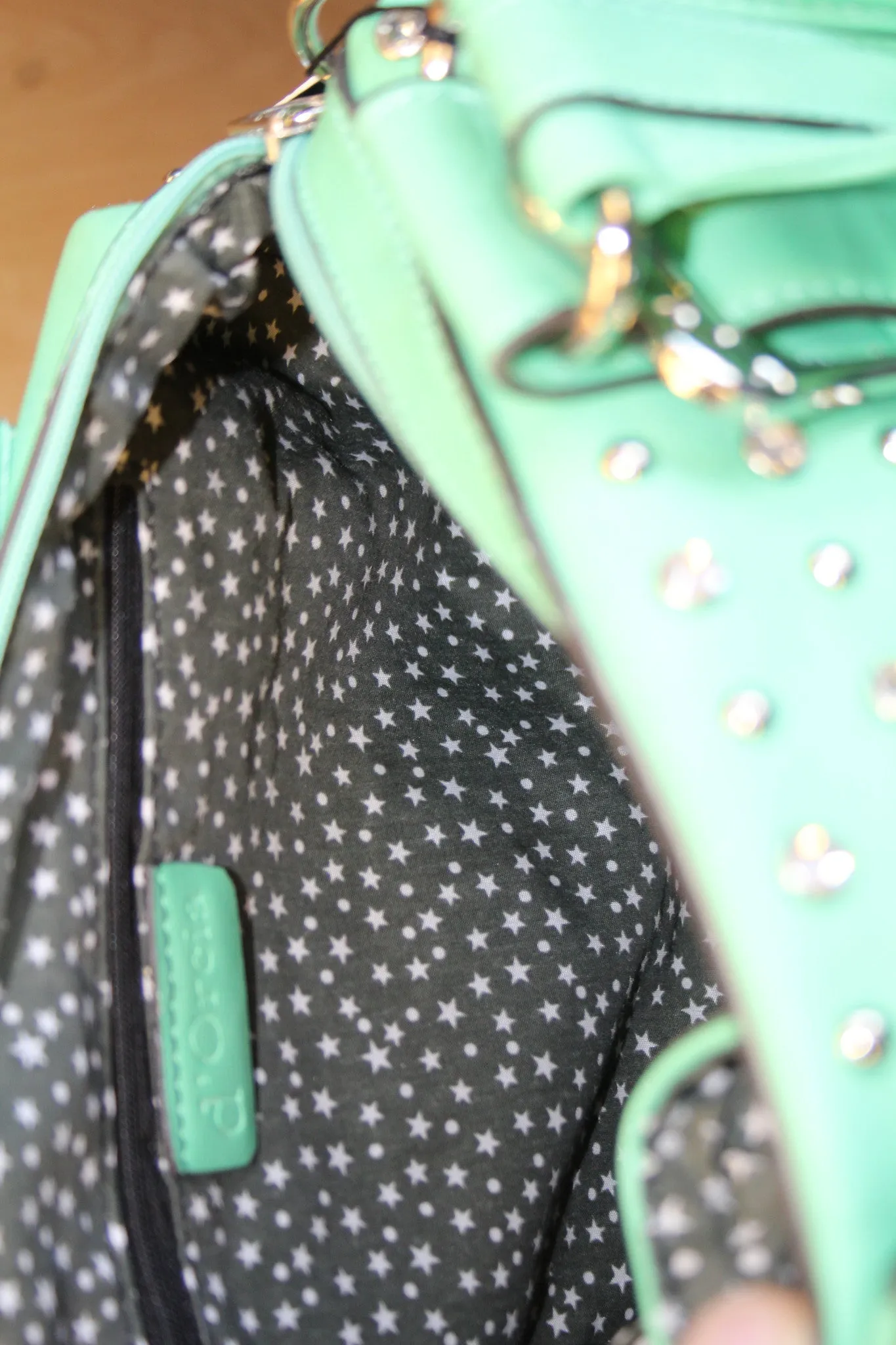 D'Orcia | Bling & Buckle Purse Green