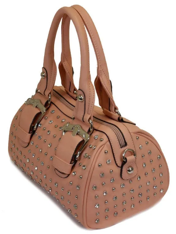 D'Orcia | Bling & Buckle Purse Peach