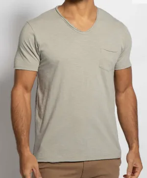 DSZ STEWART SLUB V-NECK T-SHIRT
