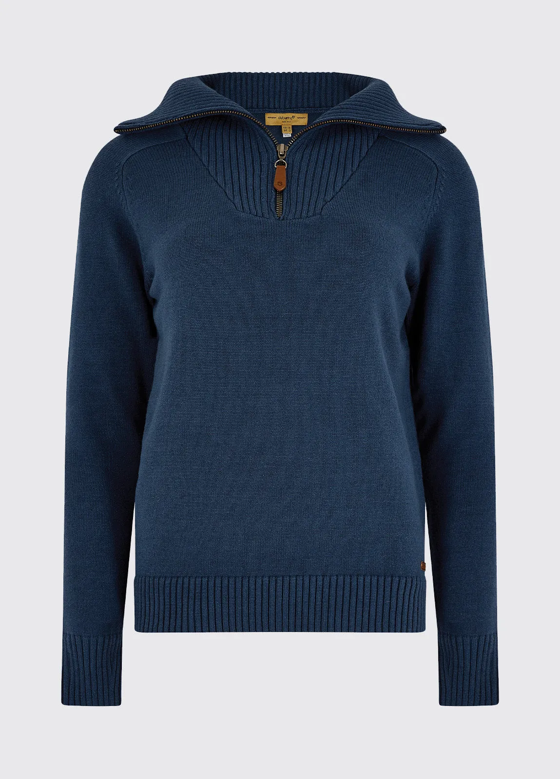 DUBARRY Rosmead Zip Neck Sweater - Women's - Peacock Blue