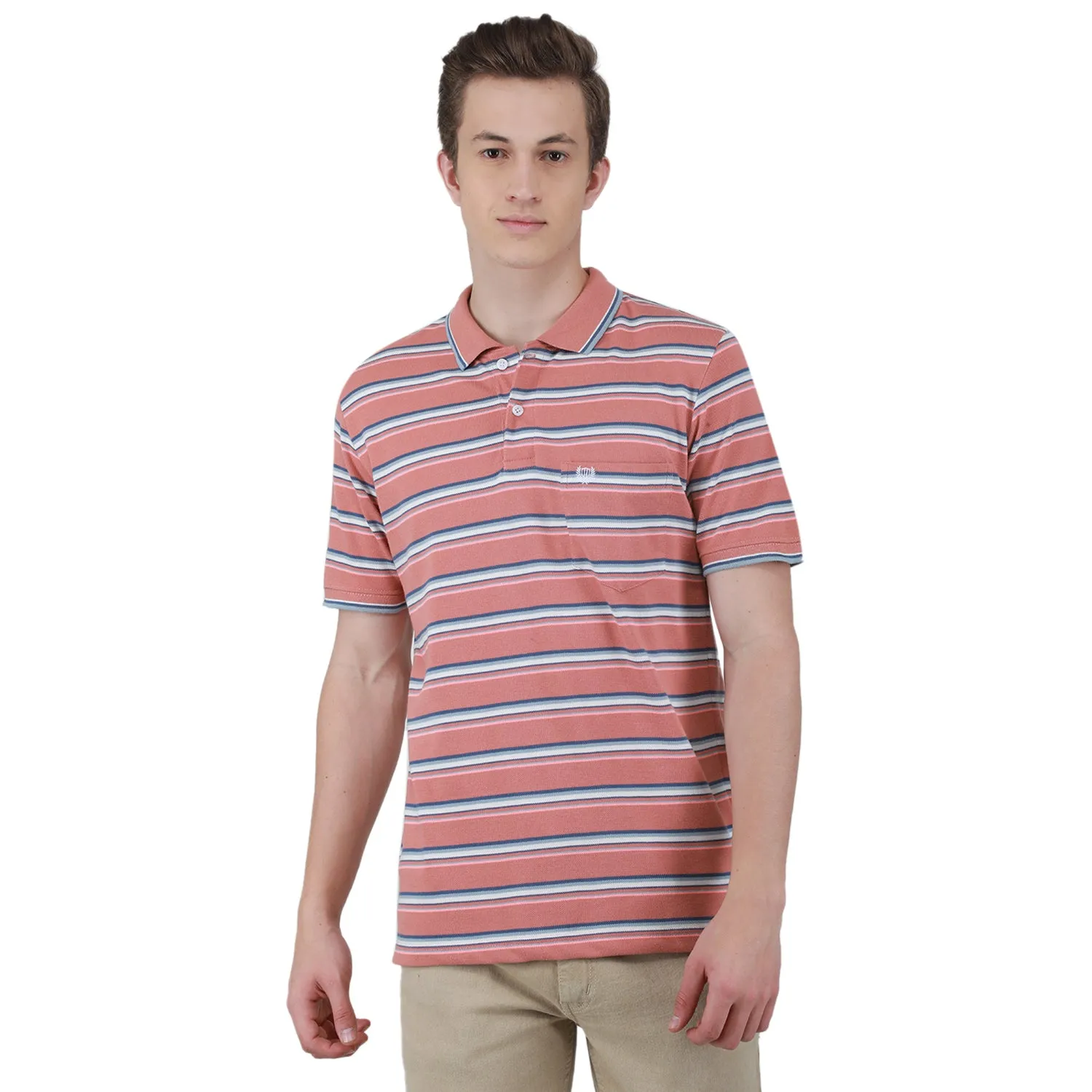 Duke Stardust Men Half Sleeve Cotton T-shirt (LF5702)