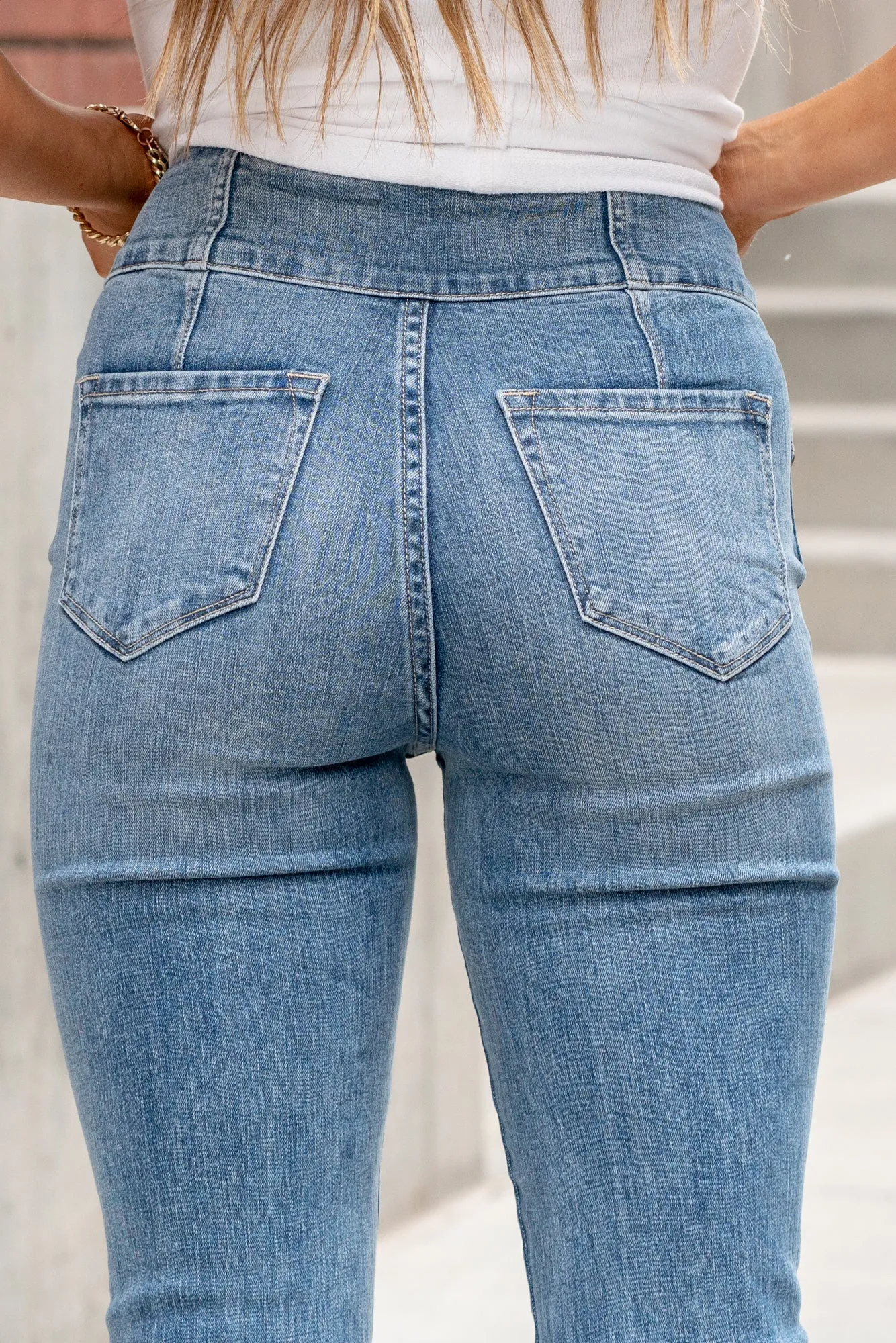 Dunkirk High Rise Twisted Inseam Flare