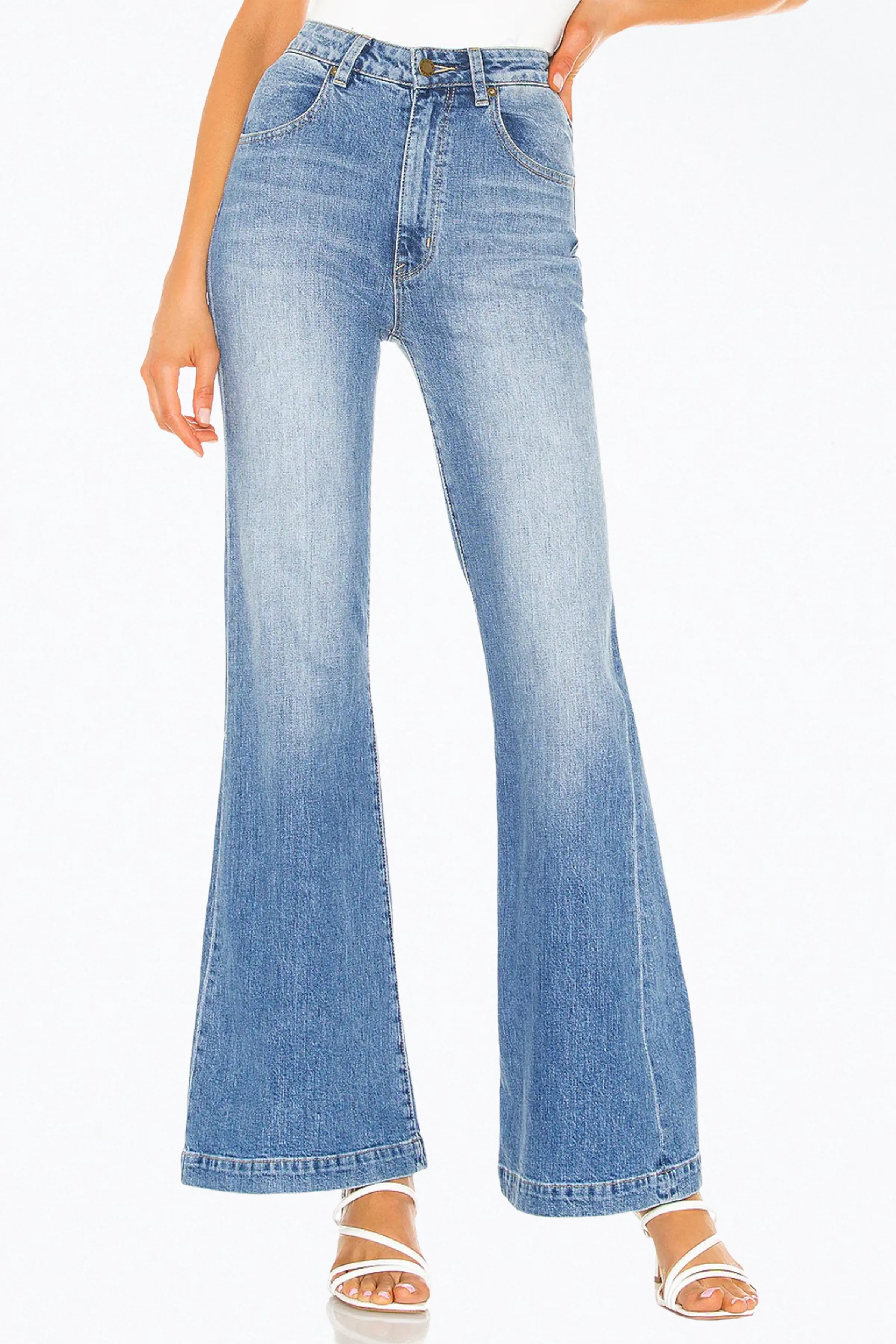 EASTCOAST HIGH-RISE FLARE JEANS