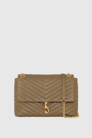 Edie Flap Shoulder Bag In Surplus