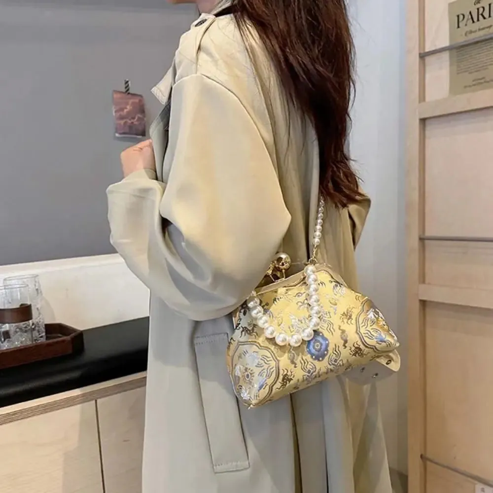 Embroidery Shoulder Purse