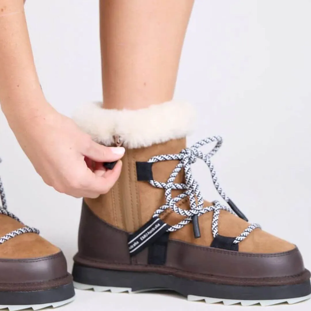 Emu Blurred Micro Boot - Chestnut