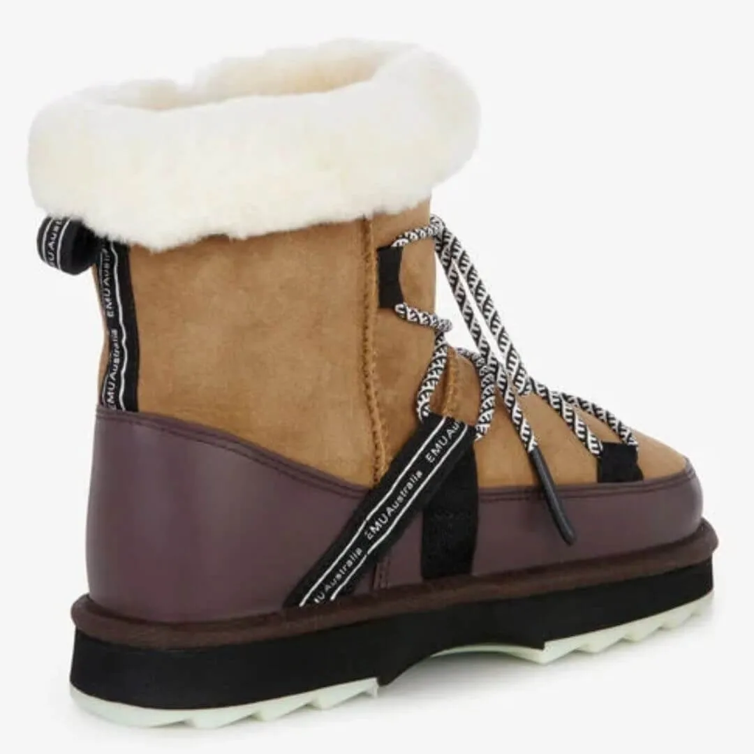 Emu Blurred Micro Boot - Chestnut
