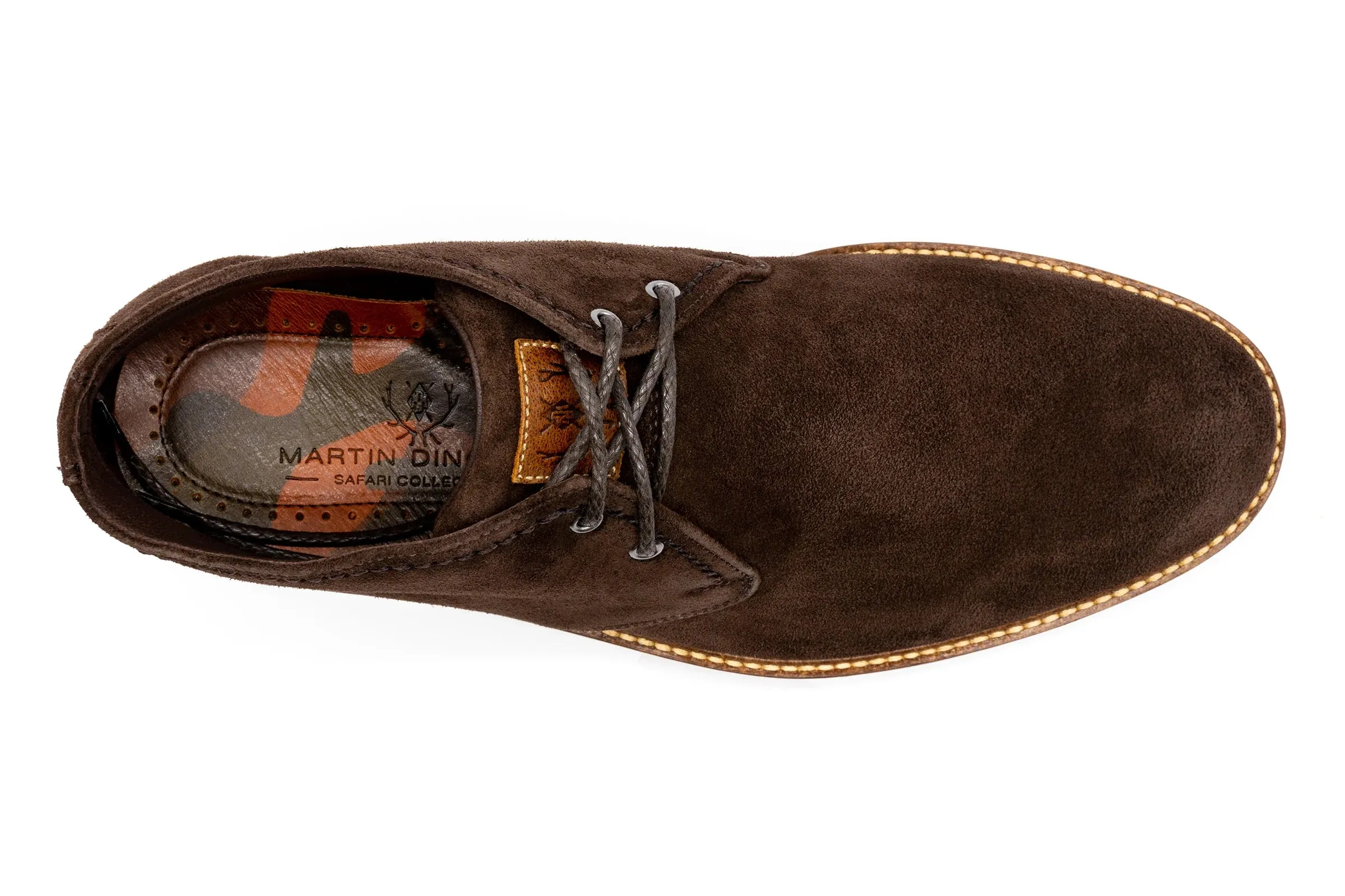 Ernest Safari African Kudu Suede Leather Chukka Boots