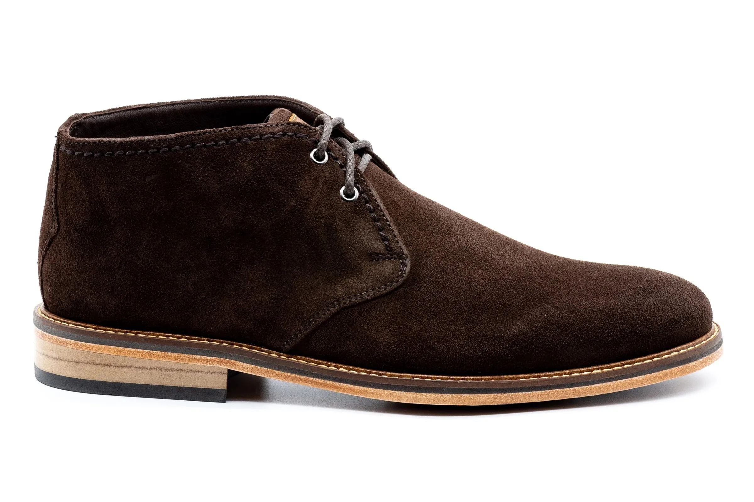 Ernest Safari African Kudu Suede Leather Chukka Boots