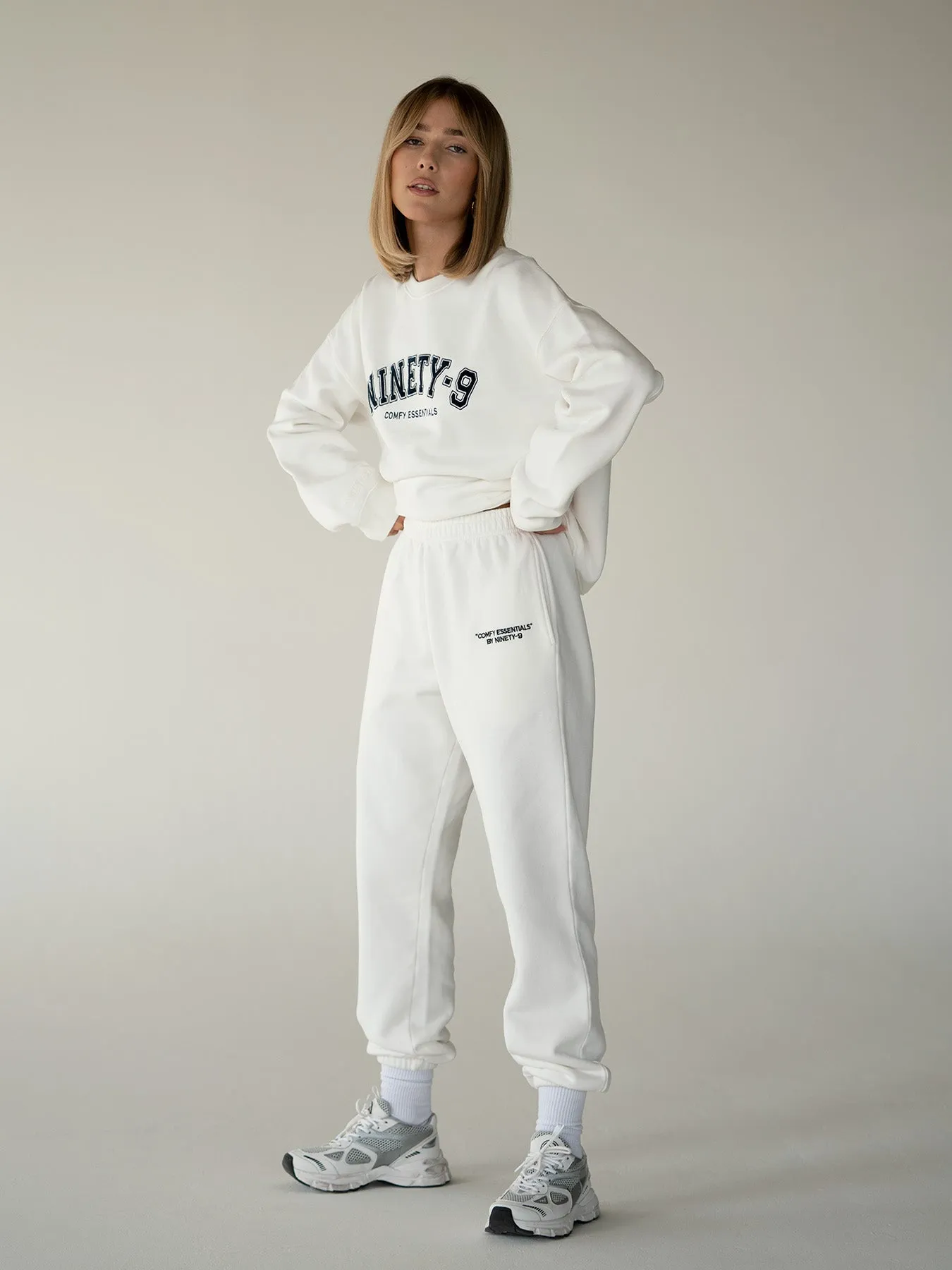 ESSENTIALS - College Sweater  •  Off-White