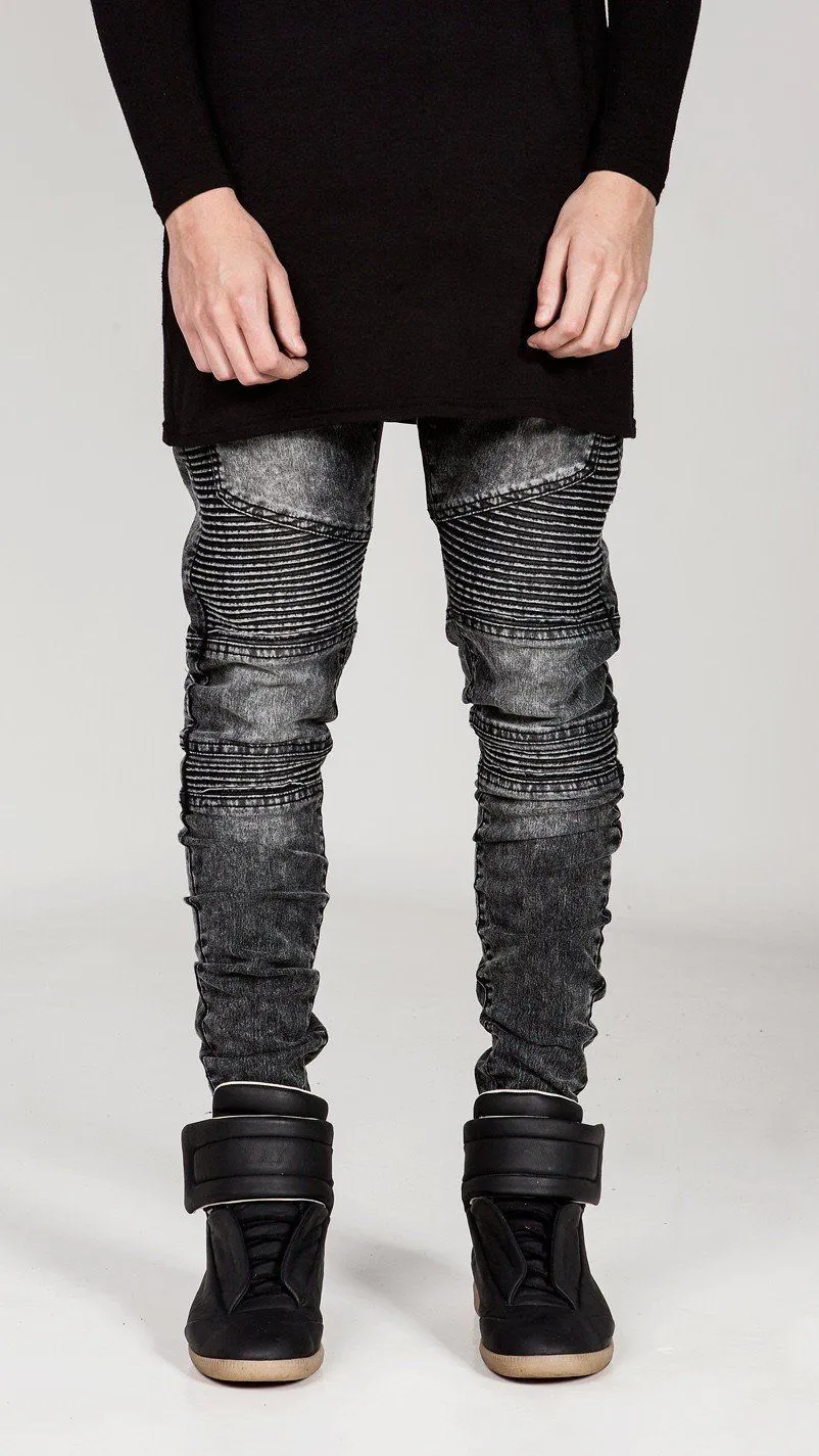 European Ripped Style Skinny Jeans