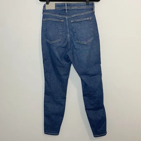 Everlane Way High Mid Blue Wash Skinny Jeans