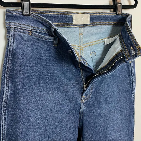 Everlane Way High Mid Blue Wash Skinny Jeans