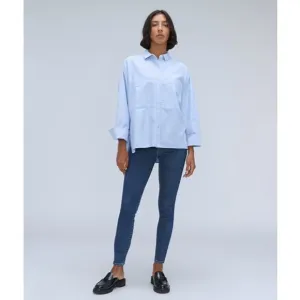 Everlane Way High Mid Blue Wash Skinny Jeans