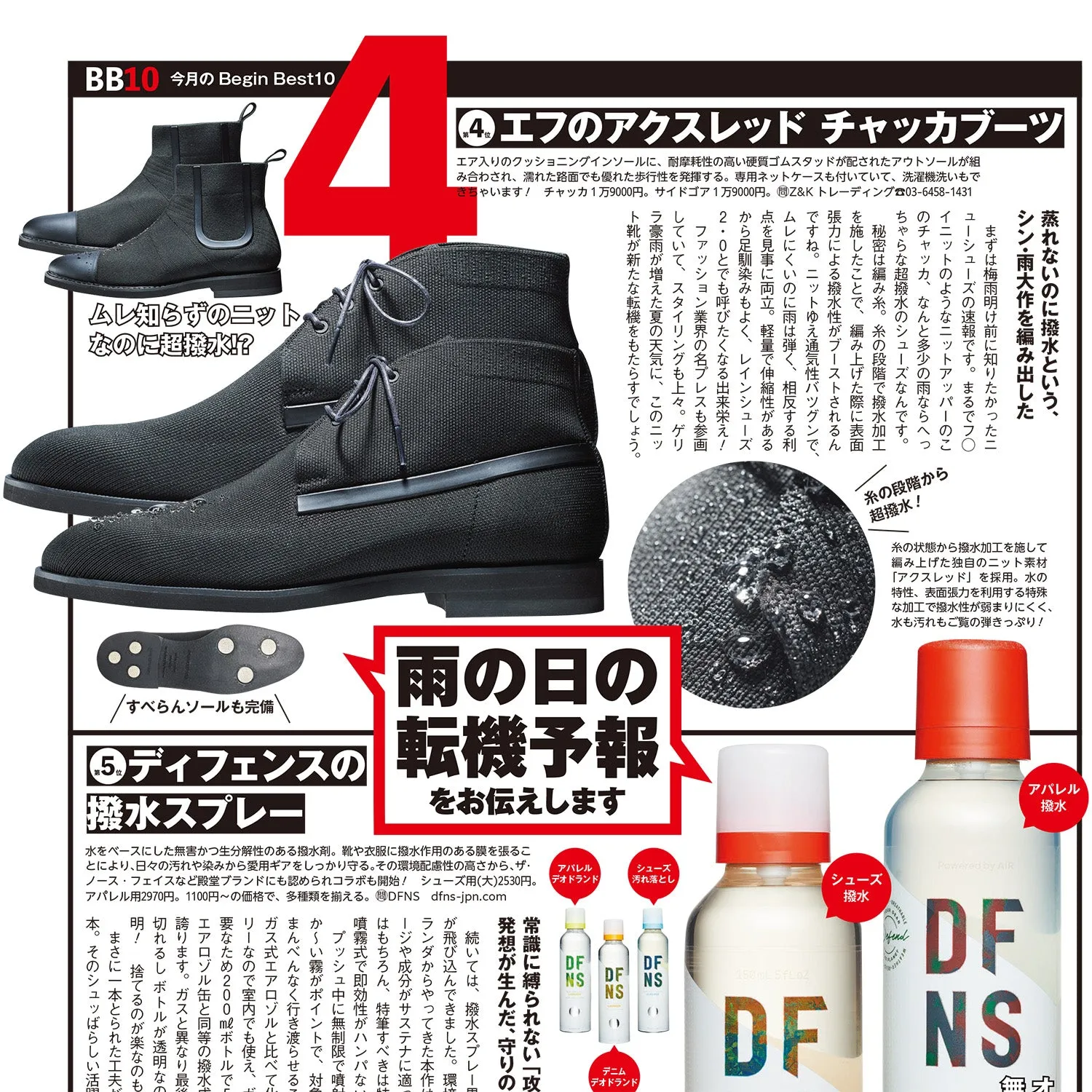 ＋F＋ | エフ　ACTHREAD CHUKKA BOOTS