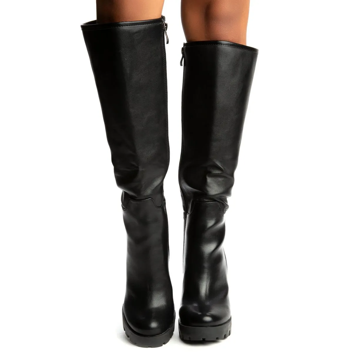 Faithful Chunky Platform Heel Boots