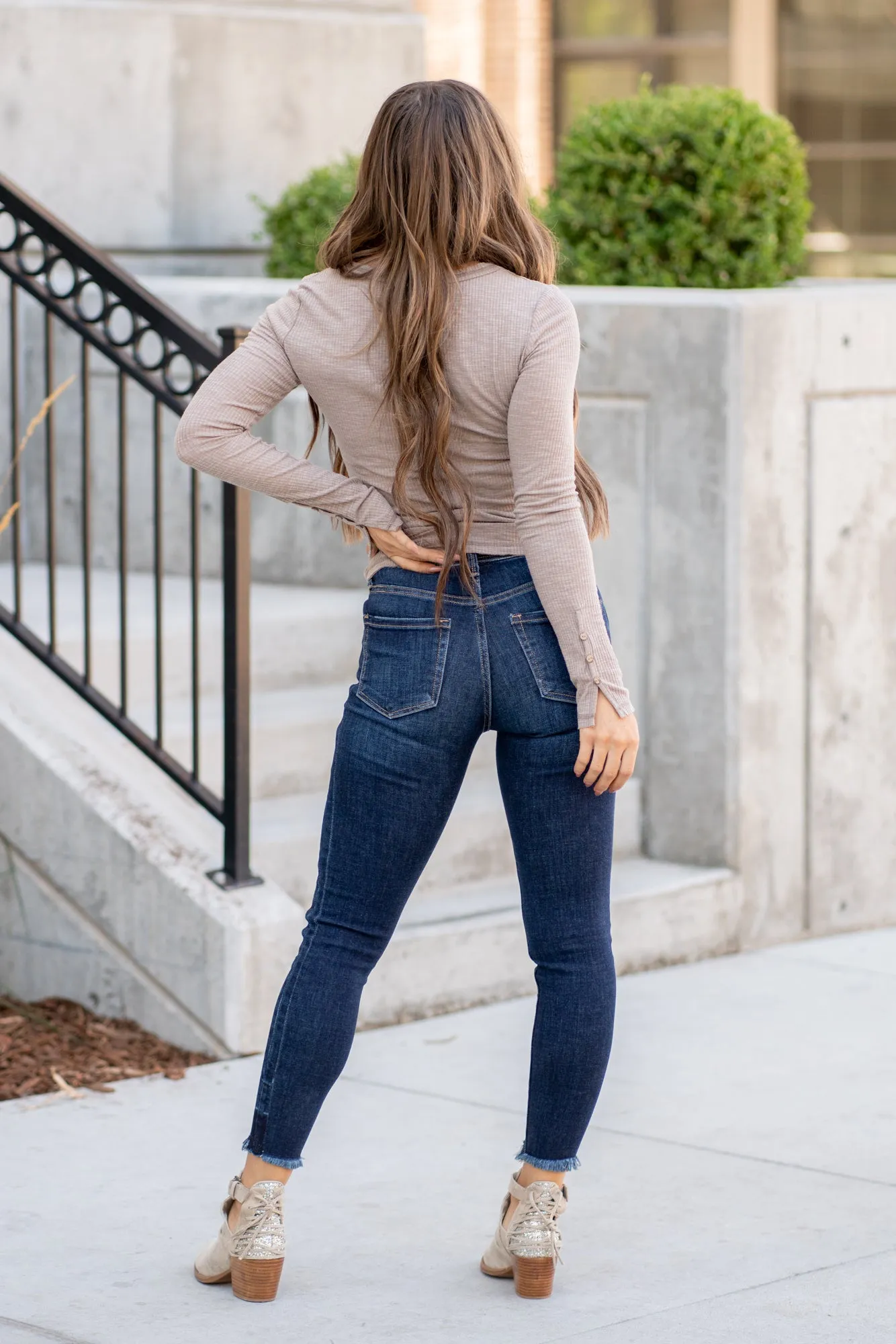 Farrah High Rise Ankle Skinny