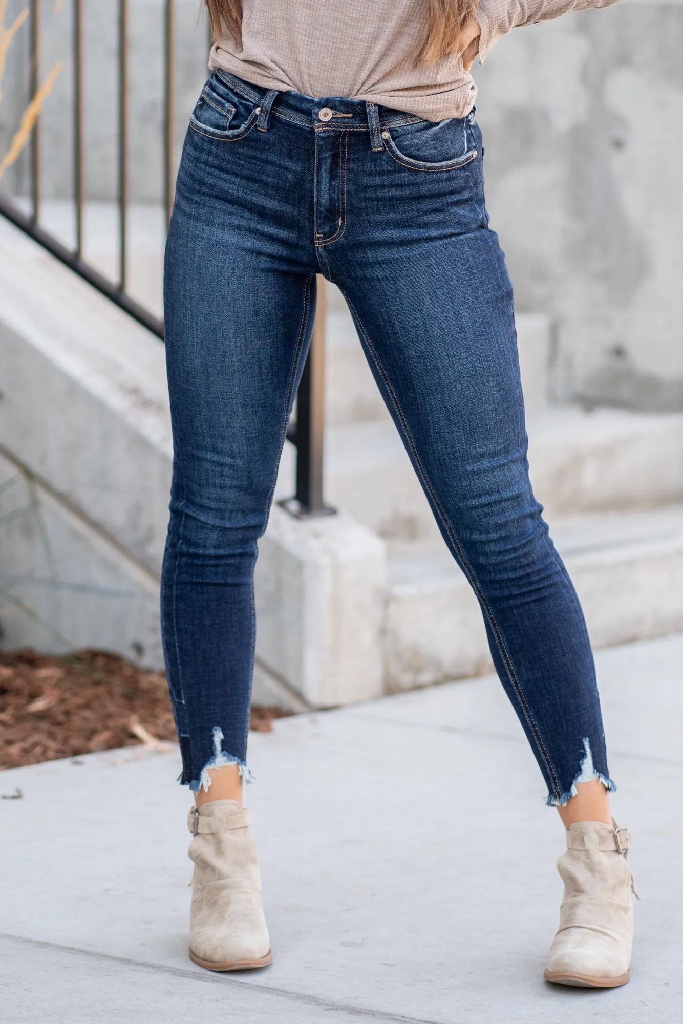 Farrah High Rise Ankle Skinny