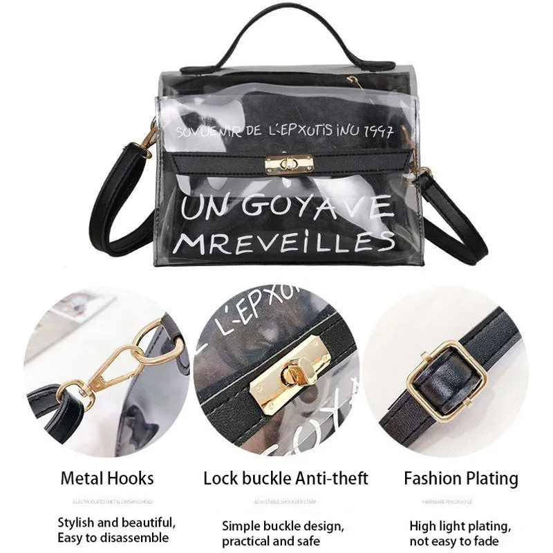 Fashion 2019 Women Transparent Bag Design Luxury