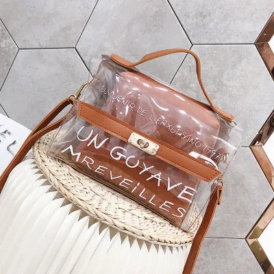 Fashion 2019 Women Transparent Bag Design Luxury