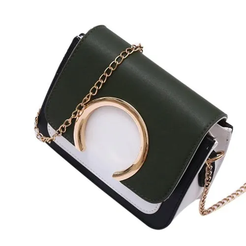 Fashion Women's handbag with Round Patchwork