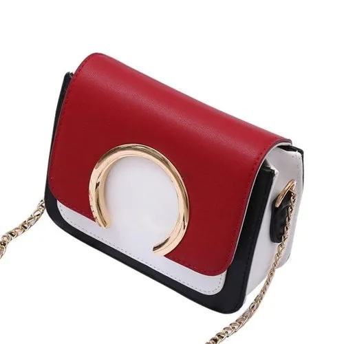 Fashion Women's handbag with Round Patchwork