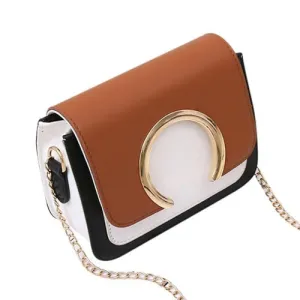 Fashion Women's handbag with Round Patchwork
