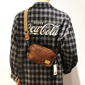 Faux Leather Crossbody Bag