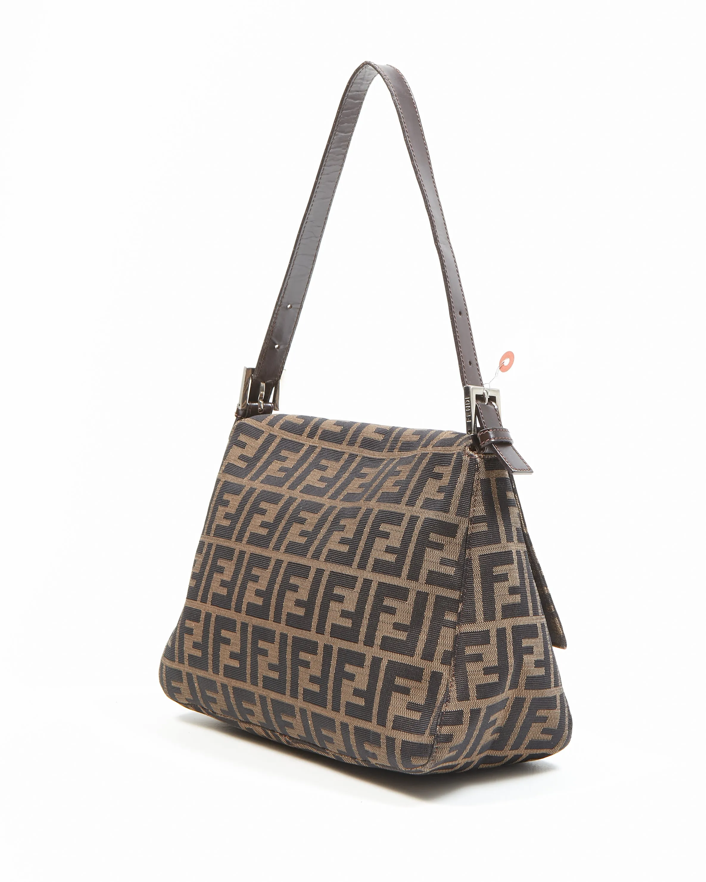 Fendi Brown Zucca Print Mamma Forever Shoulder Bag