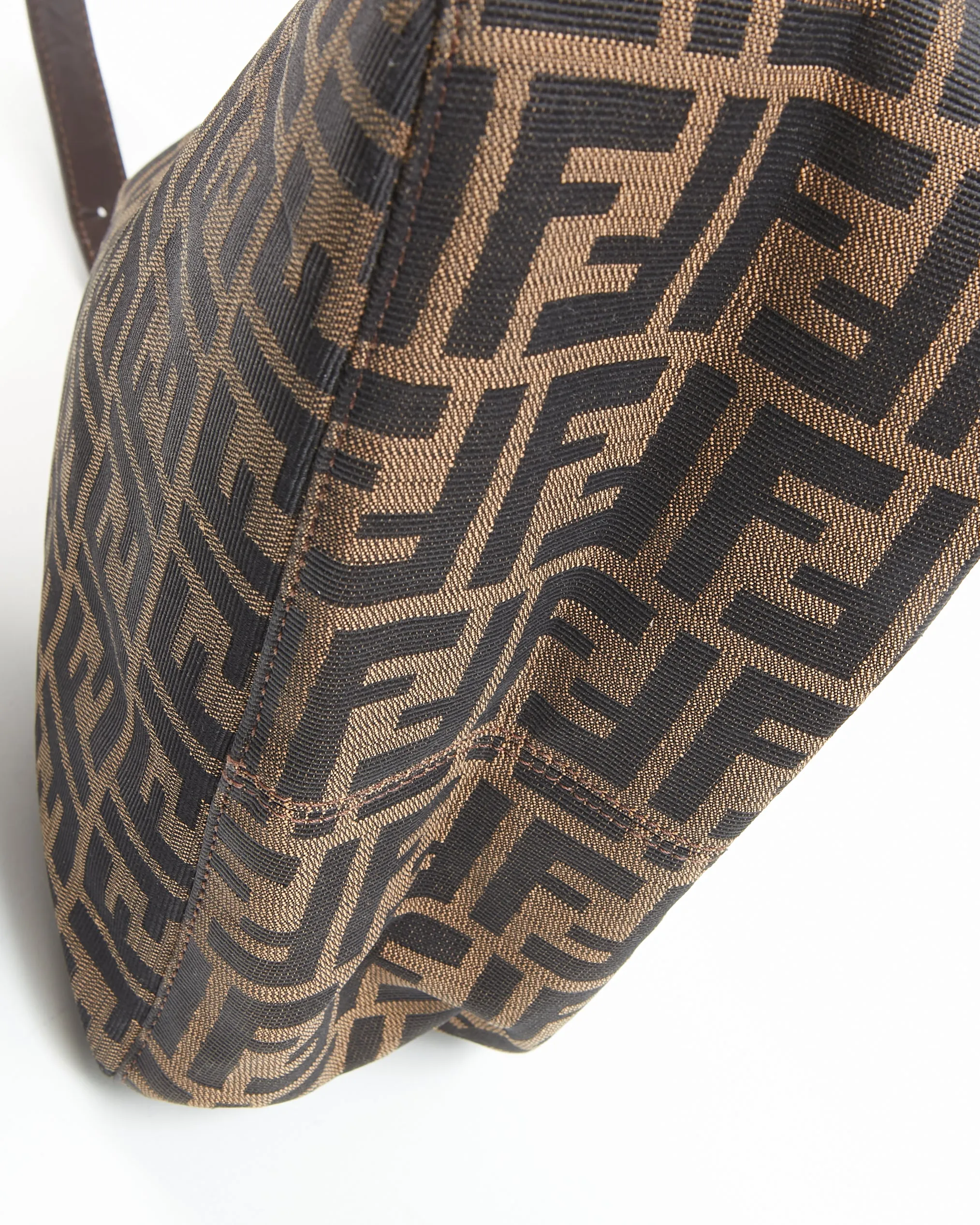 Fendi Brown Zucca Print Mamma Forever Shoulder Bag