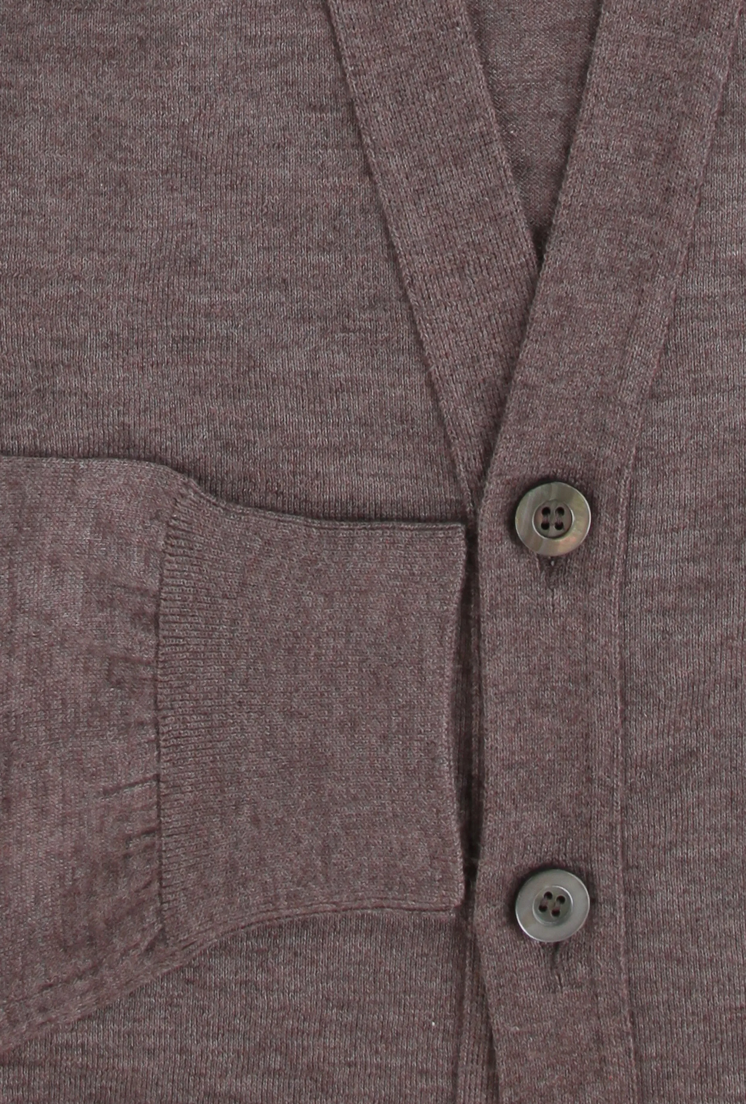 Fiori Di Lusso Brown V-Neck Cardigan