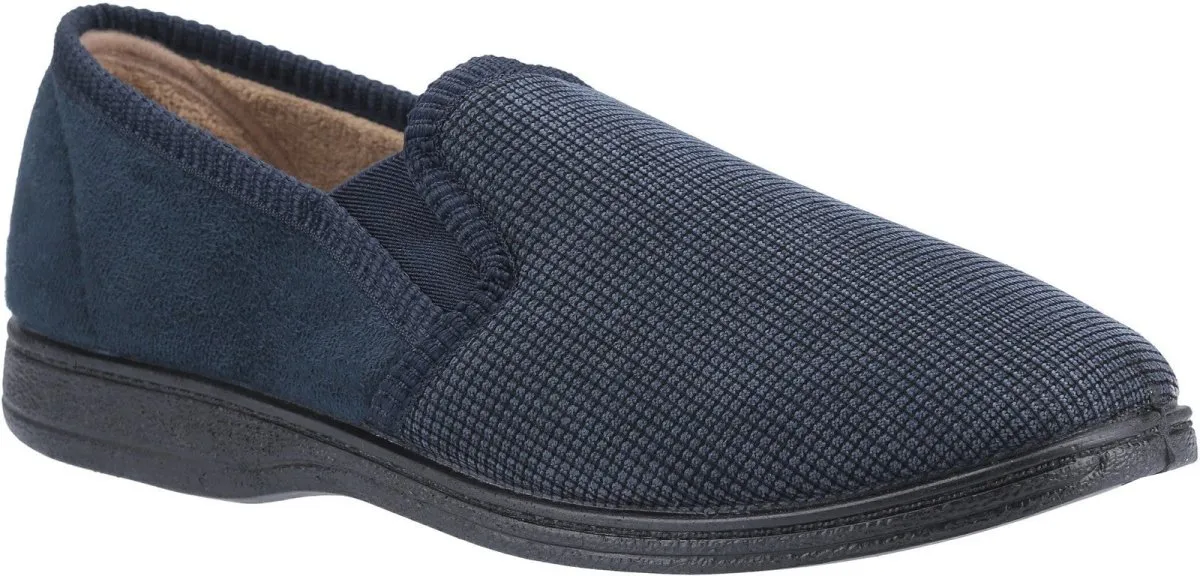 Fleet & Foster Tim Twin Gusset Classic Mens Slippers
