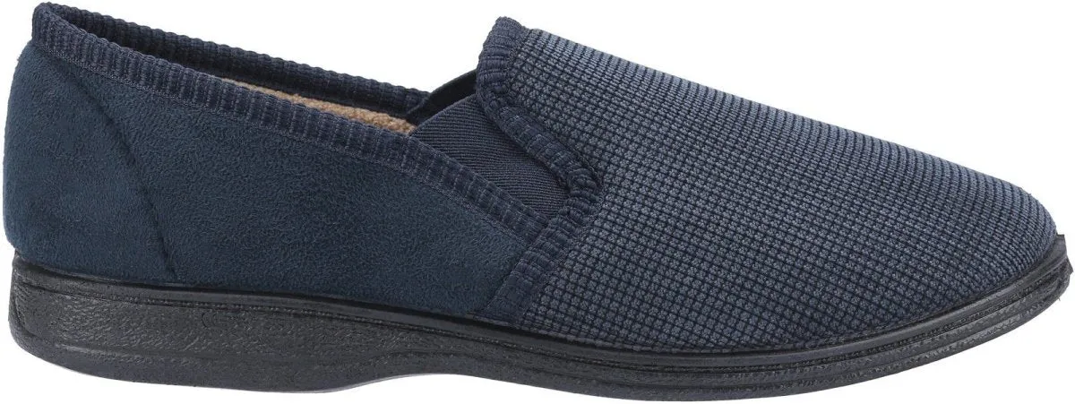 Fleet & Foster Tim Twin Gusset Classic Mens Slippers
