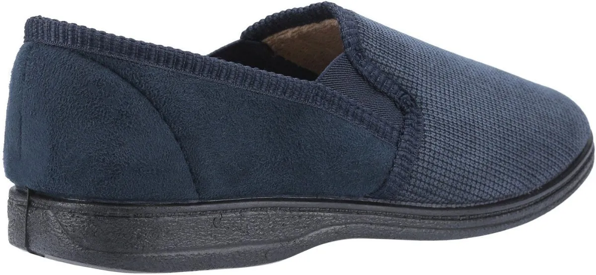 Fleet & Foster Tim Twin Gusset Classic Mens Slippers