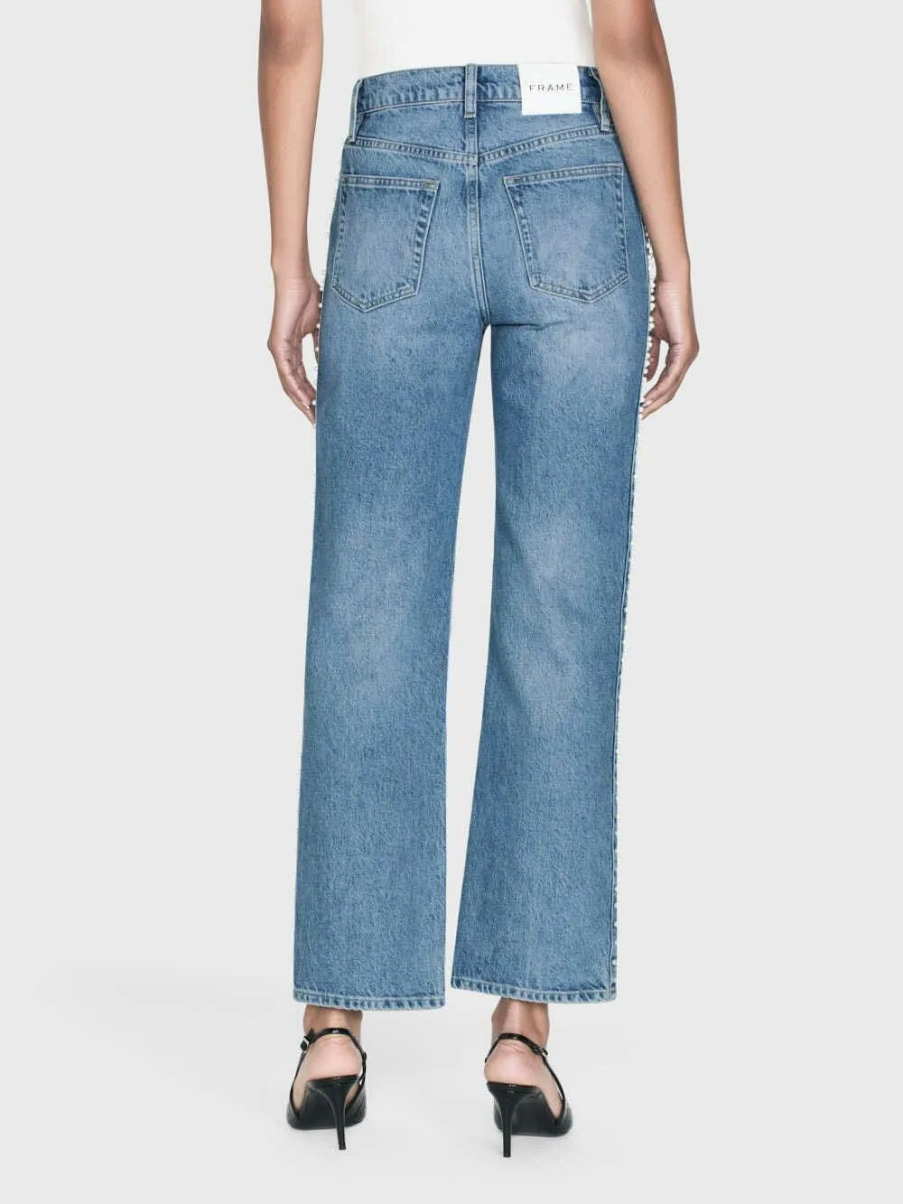 Frame Atelier Le Jane Crop in Daylight Pearl