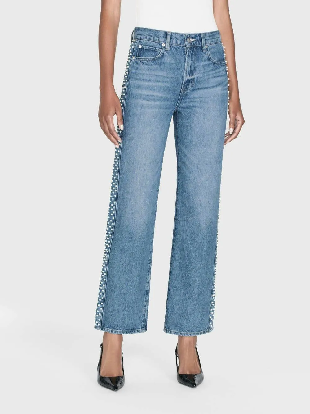 Frame Atelier Le Jane Crop in Daylight Pearl