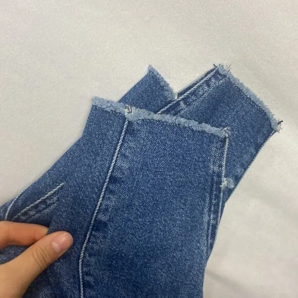 Frame Le High Skinny Gusset Step Hem Jeans in Oakley - Size 27