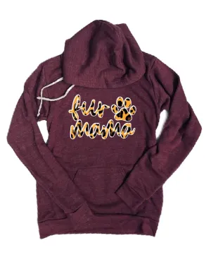 Fur Mama Leopard Hoodie | Unisex Triblend Hoodie