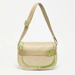 GABY Linen Summer Messenger Bag