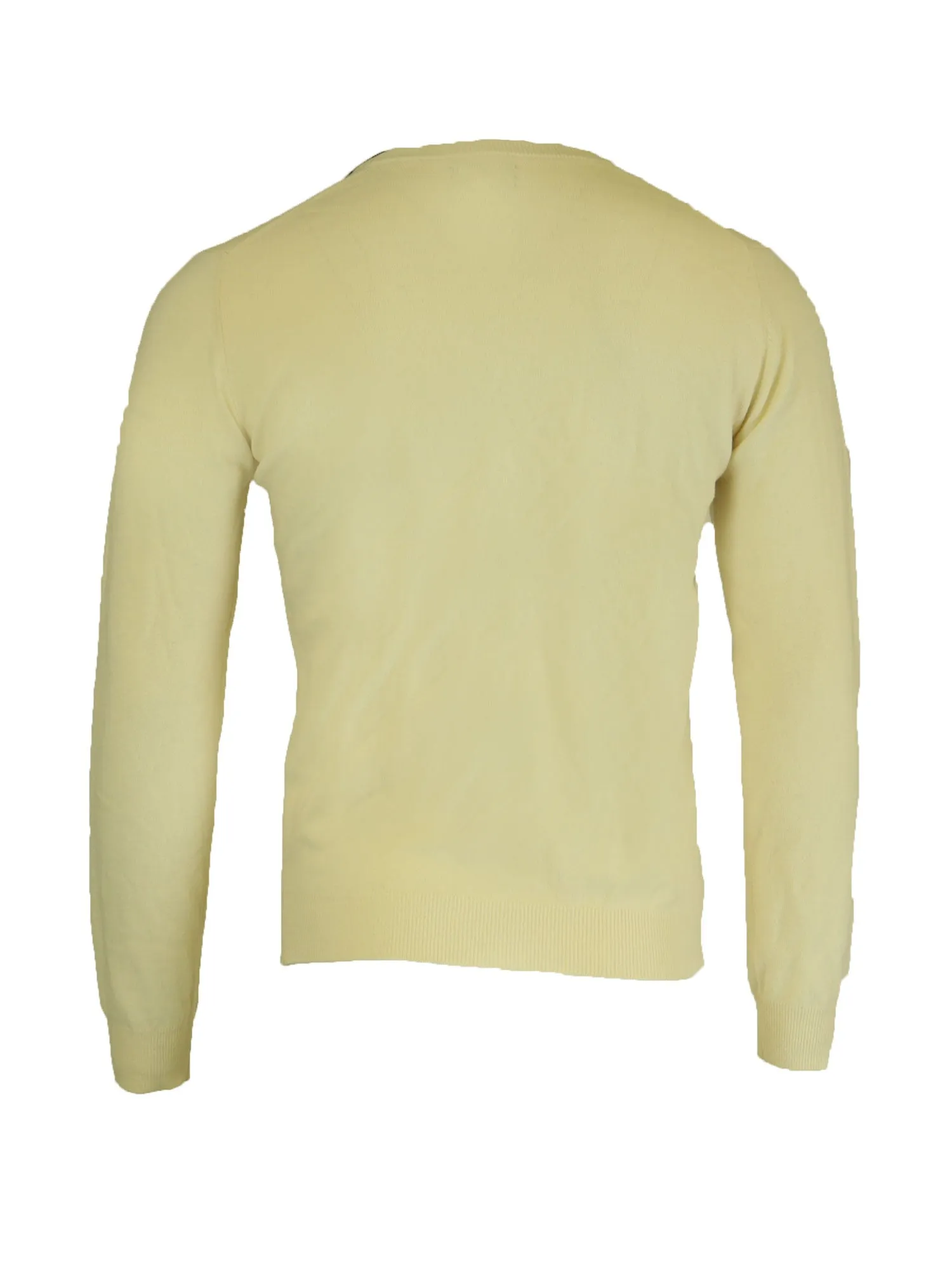 GANT Men's Eggshell Superfine Lambswool V-Neck Sweater 86212 Sz M $175 NWT