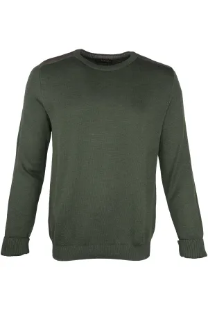 Garnet Crewneck Sweater - Green