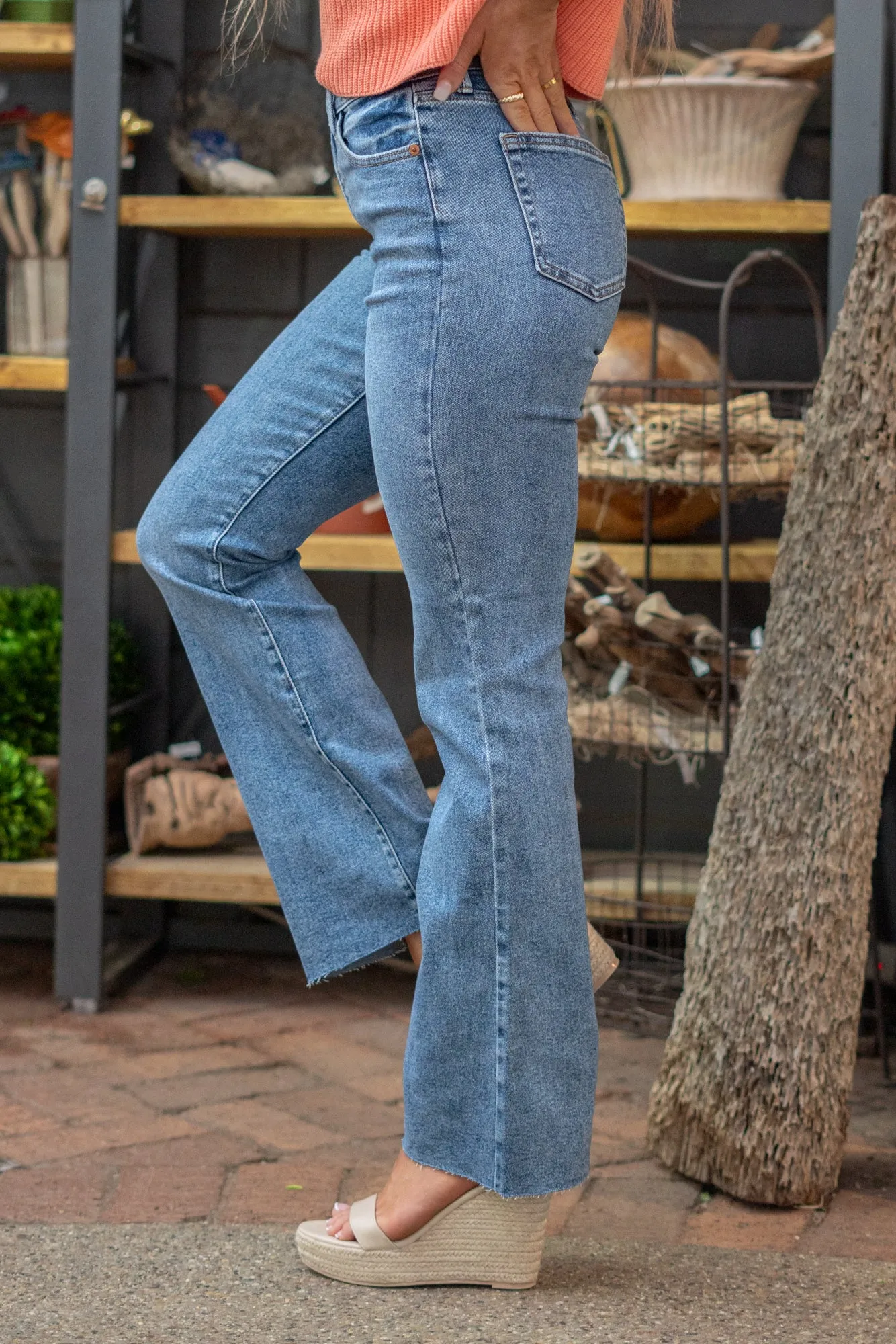 Georgia Belle High Rise Vintage Skinny Flare