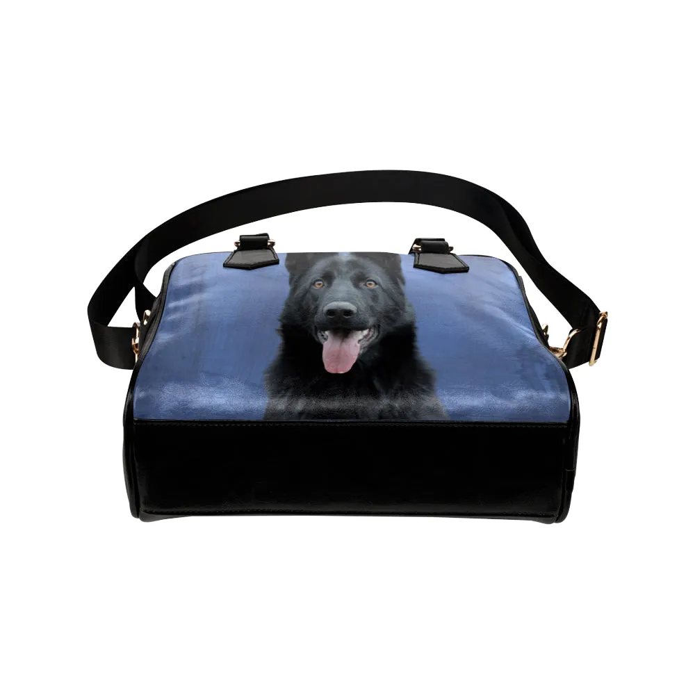 German Shepherd Shoulder Bag - Black