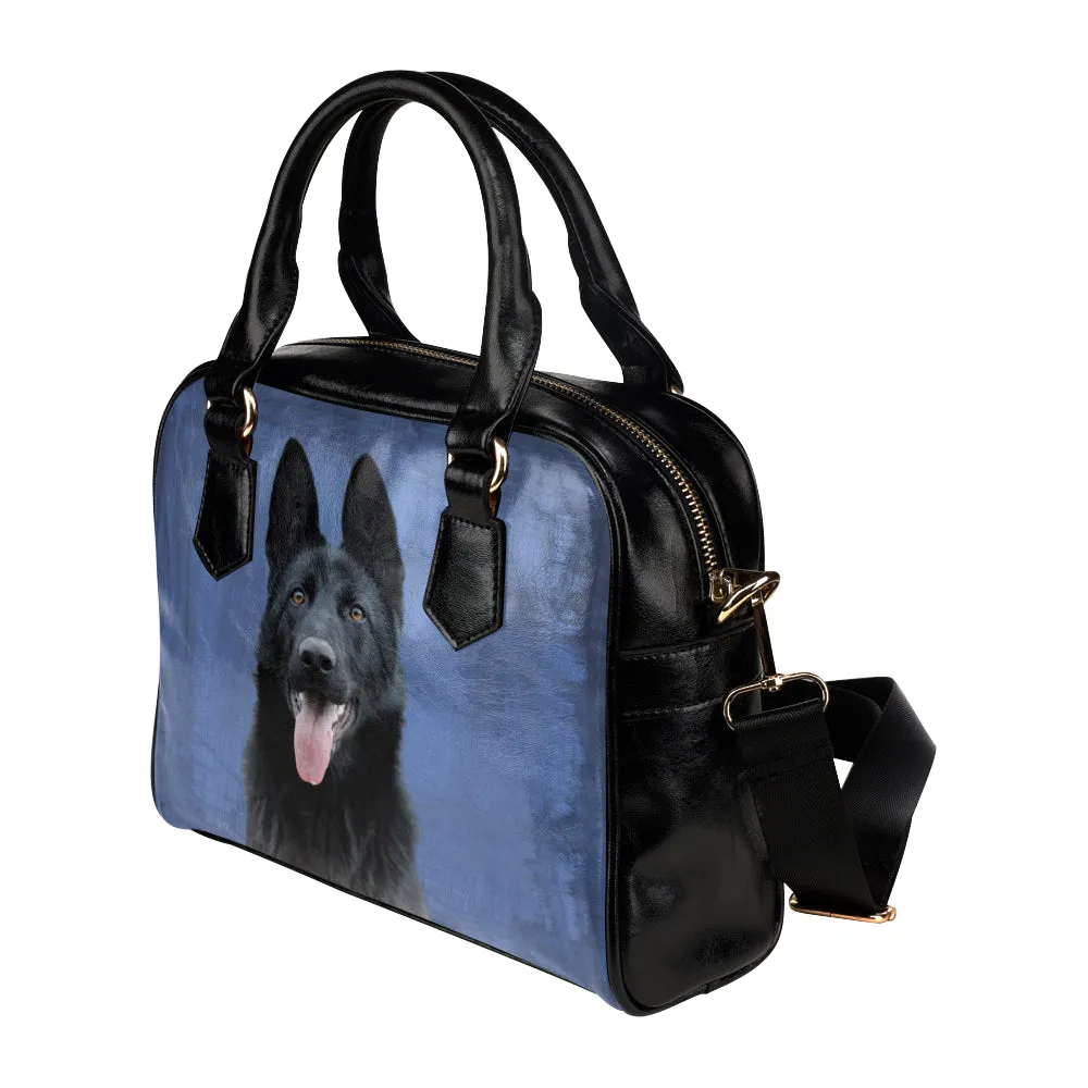 German Shepherd Shoulder Bag - Black
