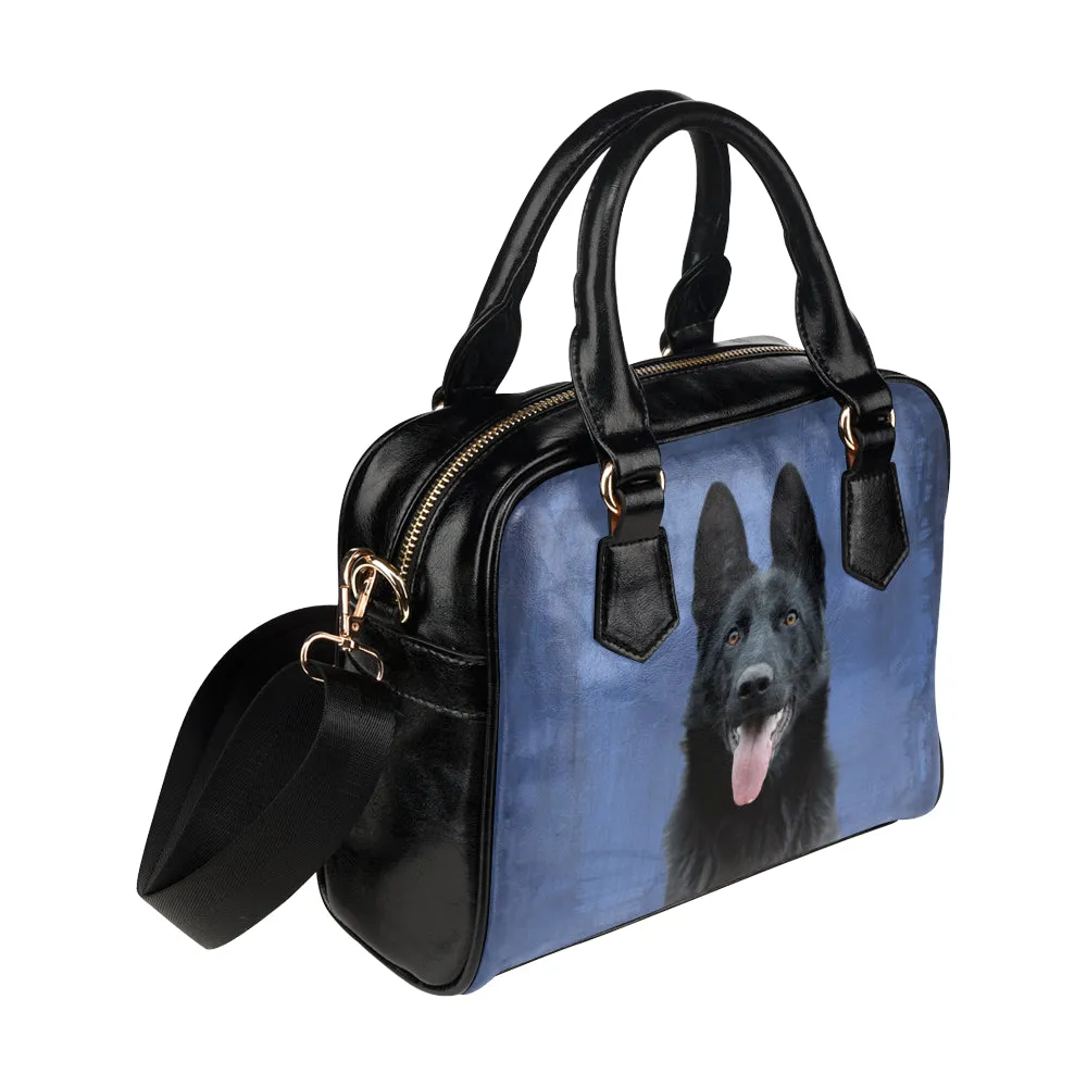 German Shepherd Shoulder Bag - Black